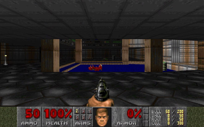 VIDEO: DOOM (1993) E1M1 Playthrough