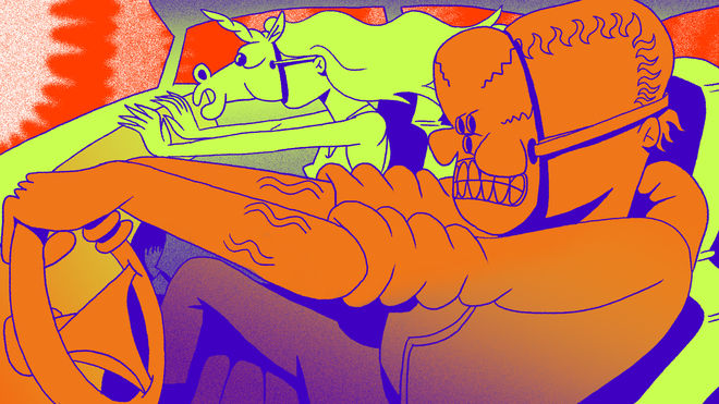 IMAGE: Sketch - car interior