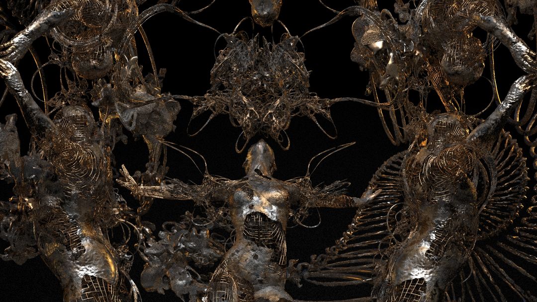 IMAGE: Figures repeating pattern - under Moment Factory
