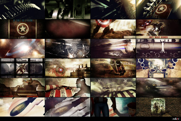 Kaya Thomas' original propaganda art pitch boards