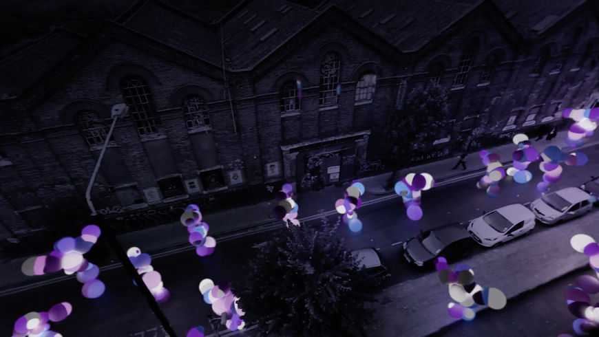 IMAGE: Still – Dancing figures purple