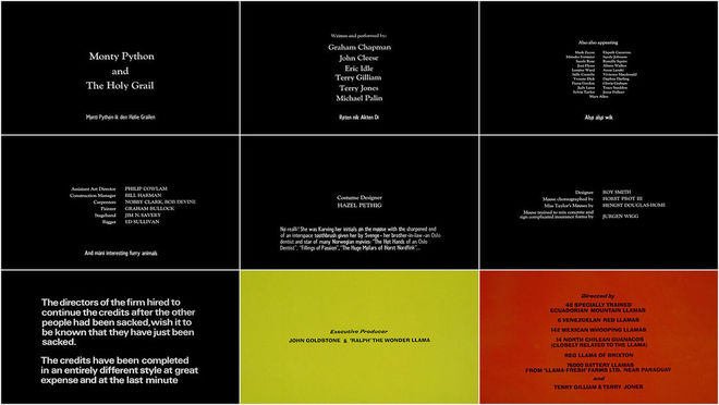 VIDEO: Title Sequence - Monty Python and the Holy Grail