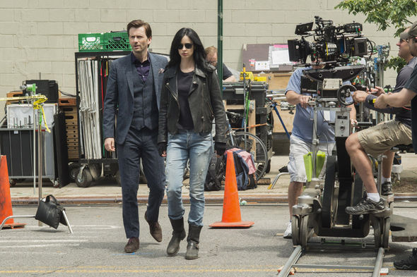 IMAGE: David Tennant and Krysten Ritter