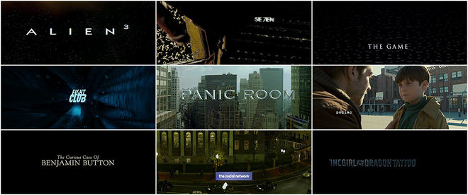 IMAGE: David Fincher feature contact sheet