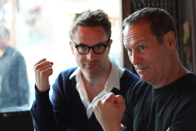 IMAGE: Nicolas Winding Refn & Cliff Martinez Photo