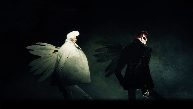 IMAGE: Still 1 - Aziraphale and Crowley