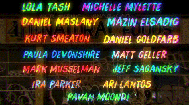 IMAGE: Four in the Morning (2016) Credit Boil Animation