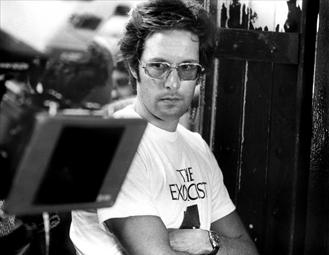 IMAGE: Friedkin in Exorcist shirt